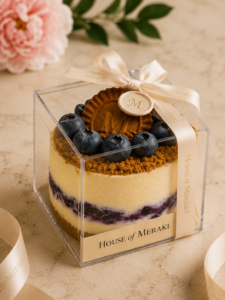 Blueberry lotus cheesecake
